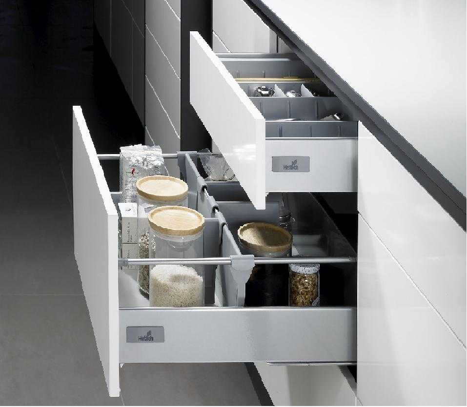 Кухонные шкафы для кастрюль и сковородок: виды конструкций и наполнения