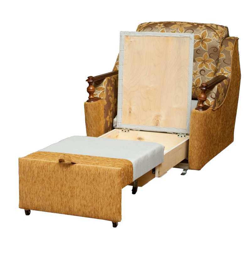 Кресло-кровать без подлокотников – изящный и практичный вариант для гостиной