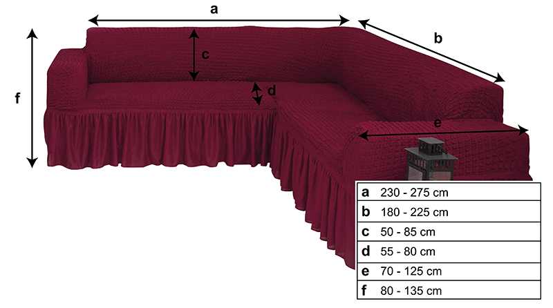 Как застелить покрывалом угловой диван