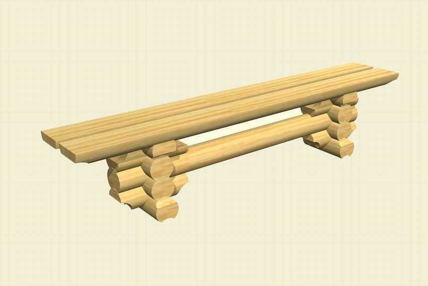 Как сделать скамейку из бревна для дачи своими руками?