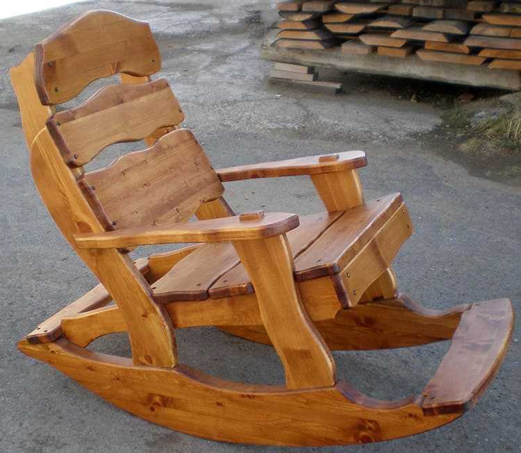 Кресло-качалка из дерева своими руками