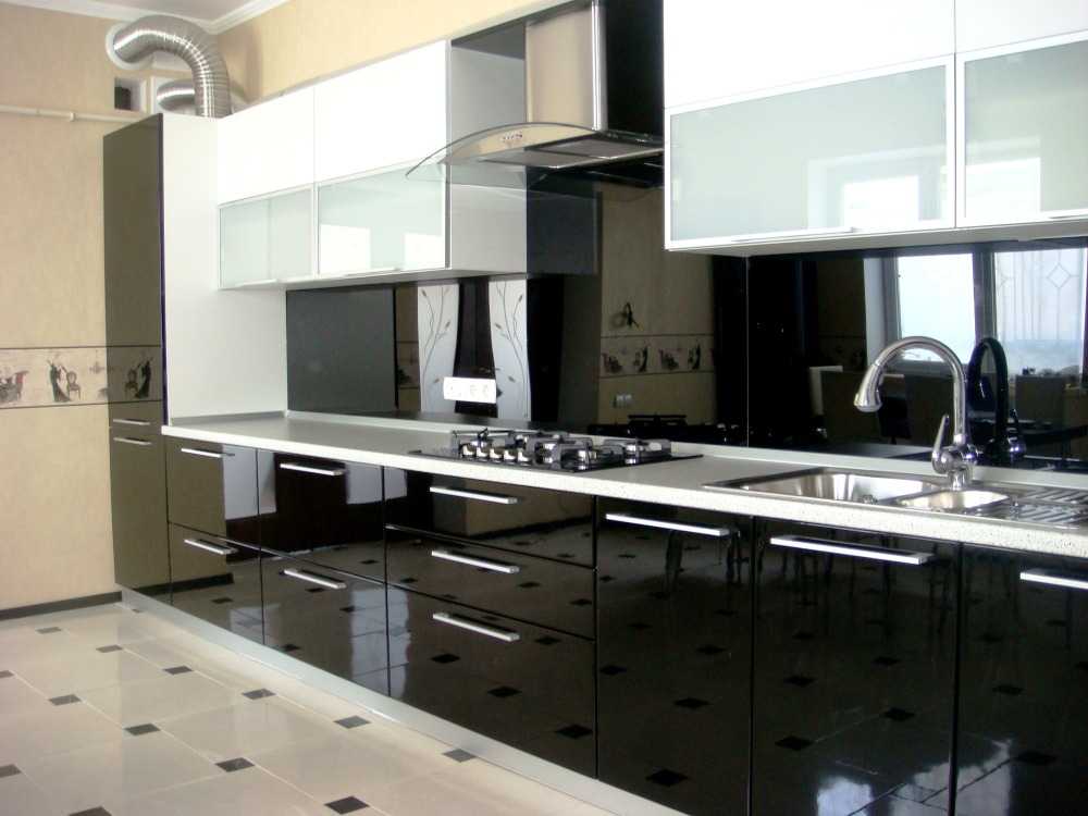 Дизайн интерьера черно-белой кухни: идеальный дизайн и варианты для маленькой квартиры