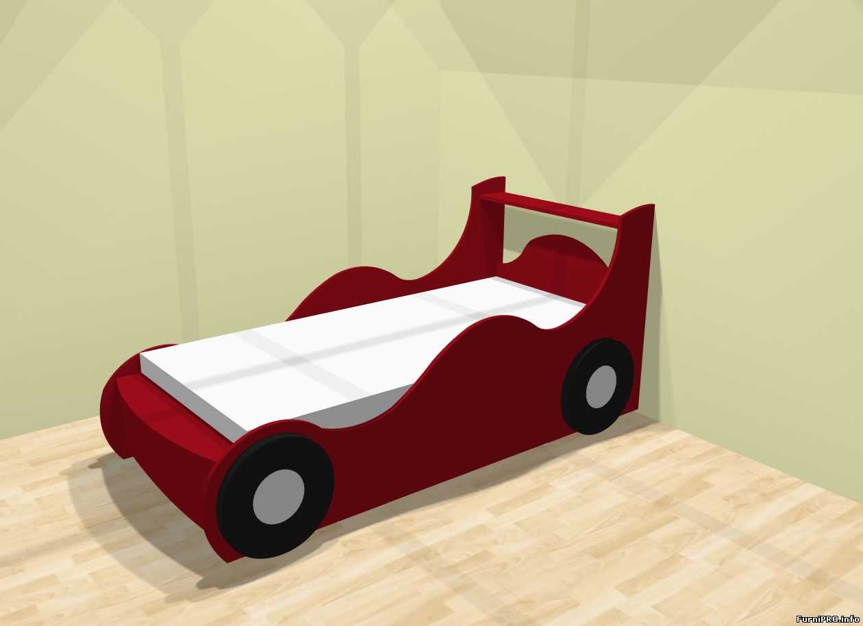 Как сделать детскую кровать машину своими руками