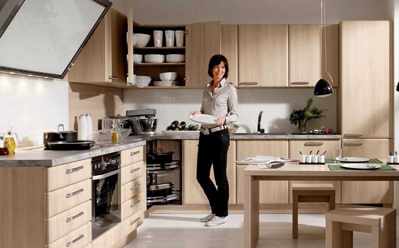 Организация пространства на кухне: правильное оформление кухонного гарнитура