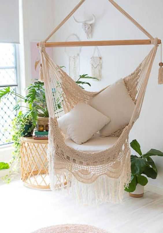 Пинтерест плетеное подвесное кресло своими руками. подвесные качалки из различных материалов - галерея. подвесные кресла в интерьере квартиры или дома.