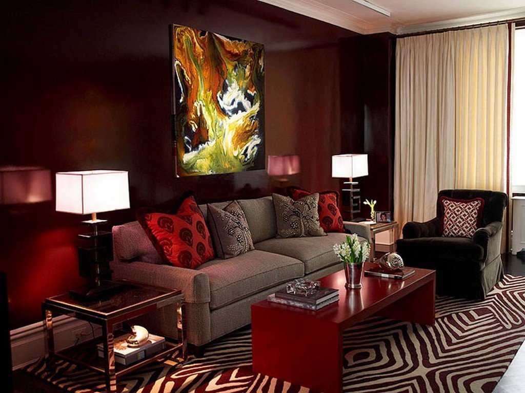 Бордовый цвет в интерьере (77 фото): с какими цветами он сочетается? бордовые стены винного оттенка и диван цвета марсала в гостиной