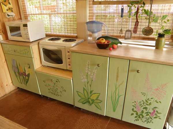 Как покрасить кухонный гарнитур своими руками: нюансы и особенности покраски