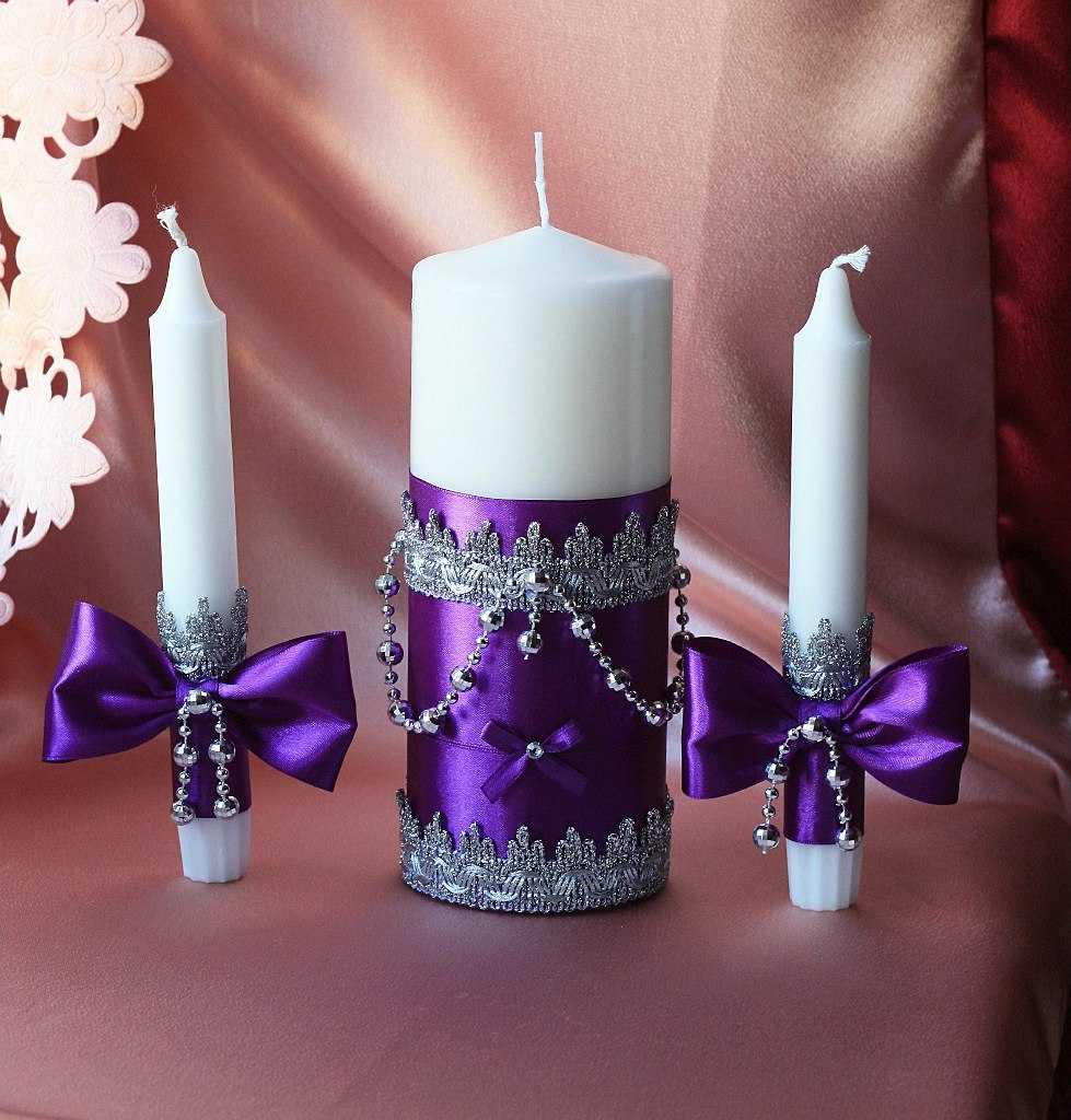 Свечи для семейного очага на свадьбу (18 фото): как украсить свадебные свечи для домашнего очага своими руками?