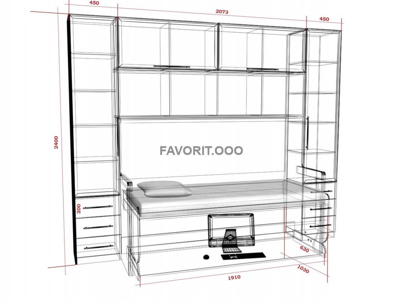 Шкаф кровать трансформер: варианты конструкций, какую купить