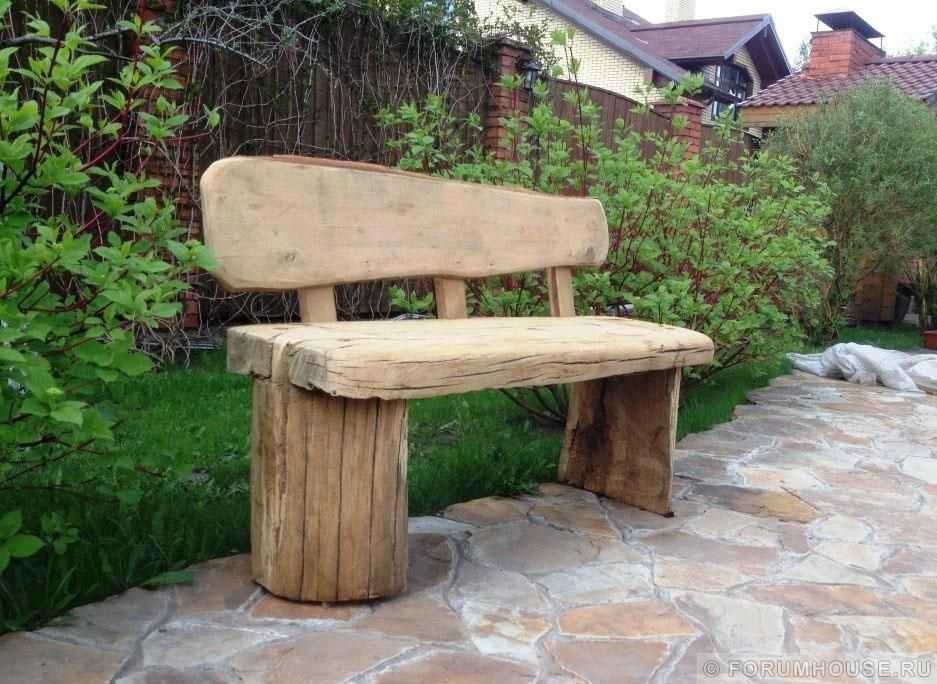 Простые в изготовлении скамейки из дерева делаем своими руками. садовая мебель из дерева, веток, пеньков и коряг лавка без спинки