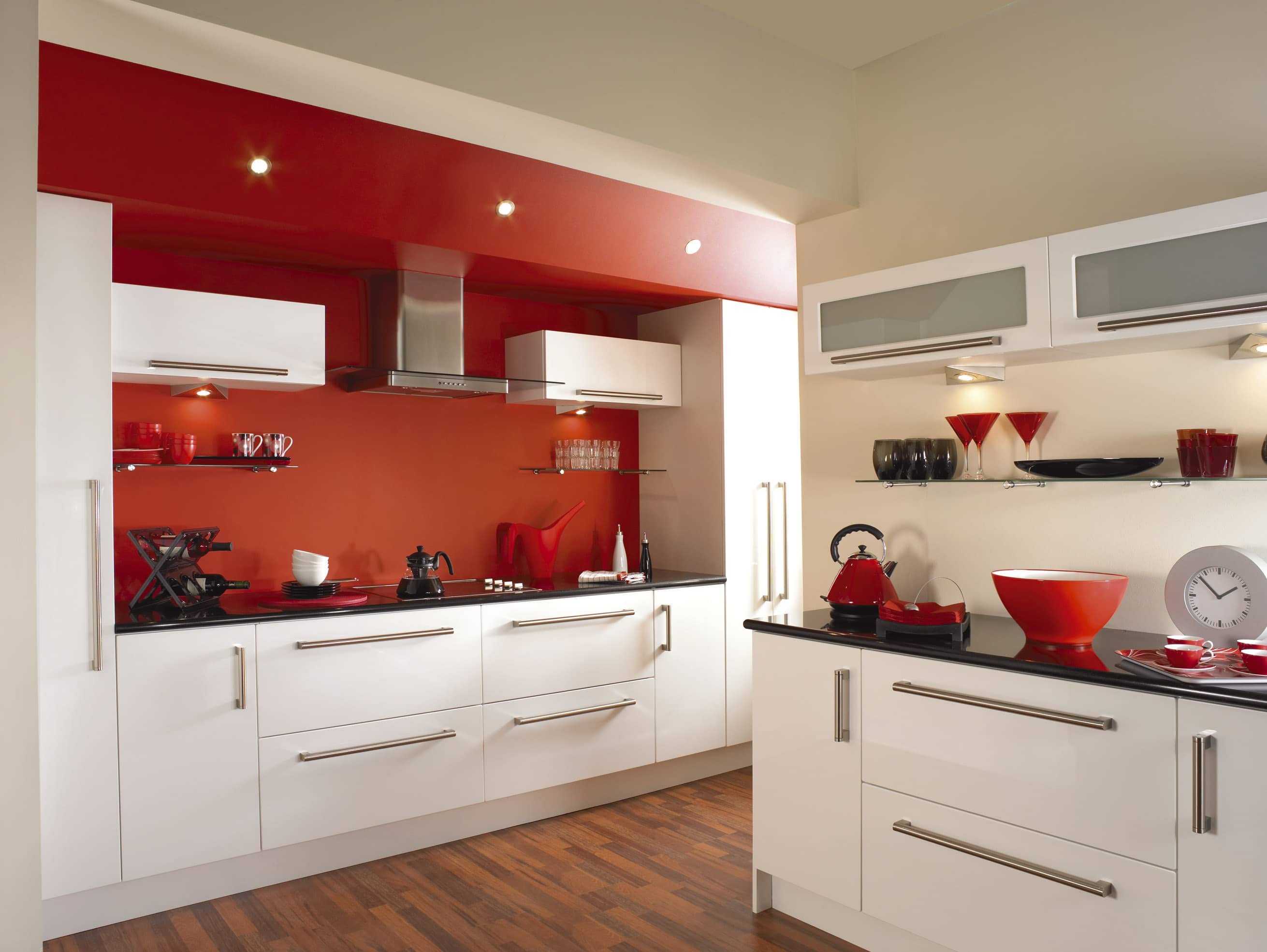 Красная кухня: 145 фото лучших советов по дизайну и обзор удачных сочетаний кухни