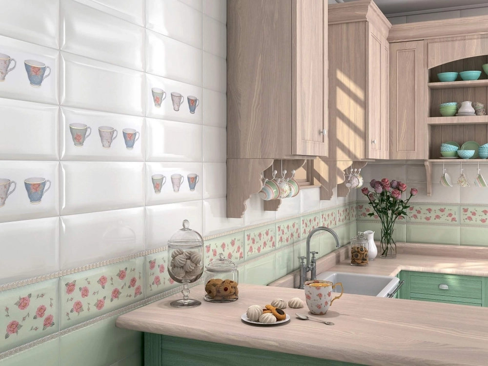 10 лучших образцов керамической плитки для стен и пола в ванной, кухне. белая глазурованная облицовка, под дерево керама марацци, керамин и др.