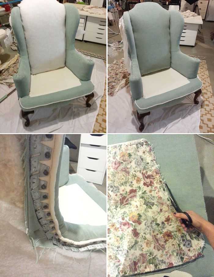 Перетяжка кресла: пошаговая инструкция