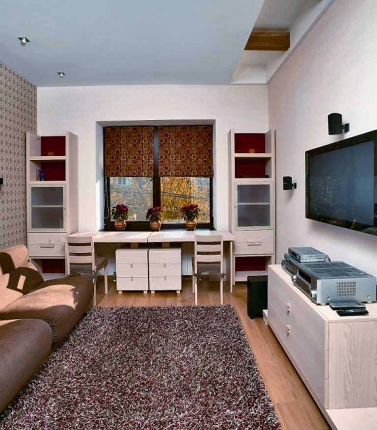 Дизайн комнаты 18 кв. м (69 фото): интерьер прямоугольной однокомнатной квартиры с балконом в «хрущевке»