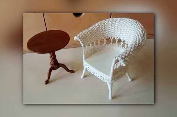 Пошаговая инструкция по плетению мебели из газетных трубочек для начинающих