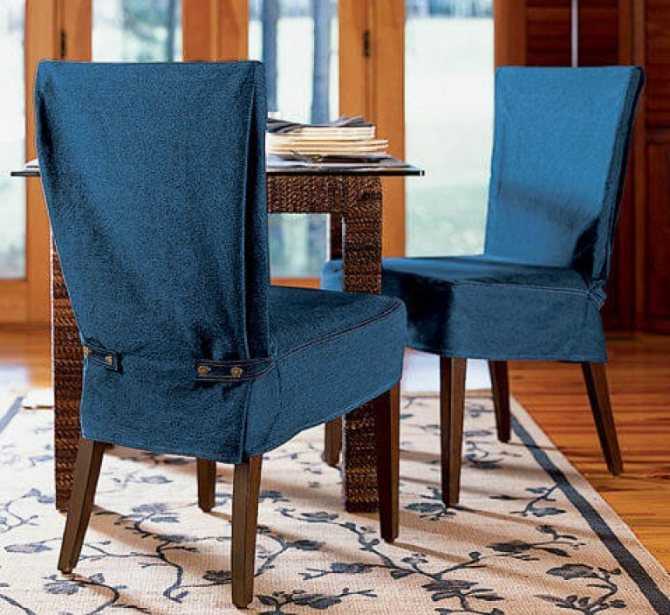 Чехлы для стульев на кухню: 49 фото оригинальных украшений своими руками