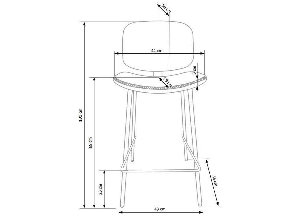 Высота барной стойки и барного стула: находим оптимальное соотношение