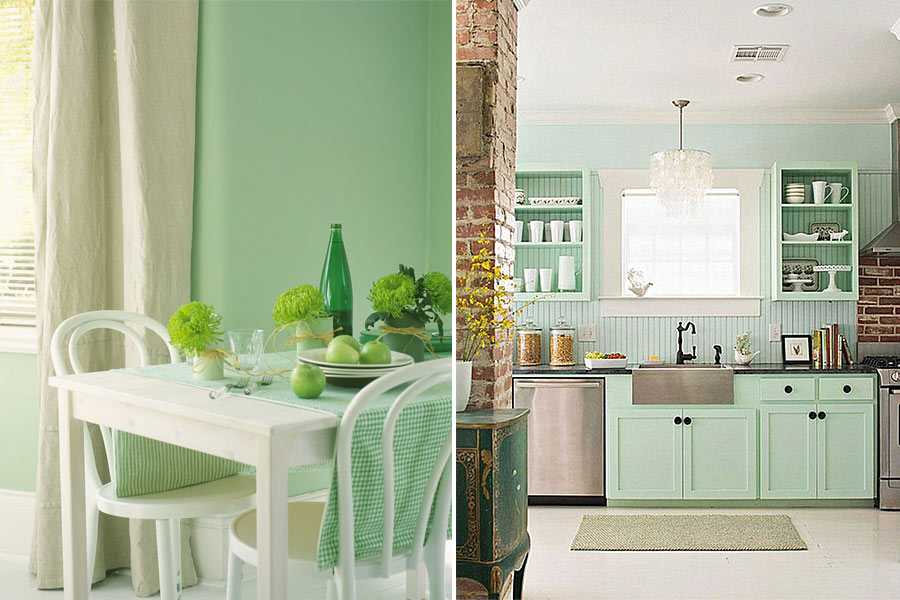 Зеленая кухня прованс: фото и оттенки цвета в стиле