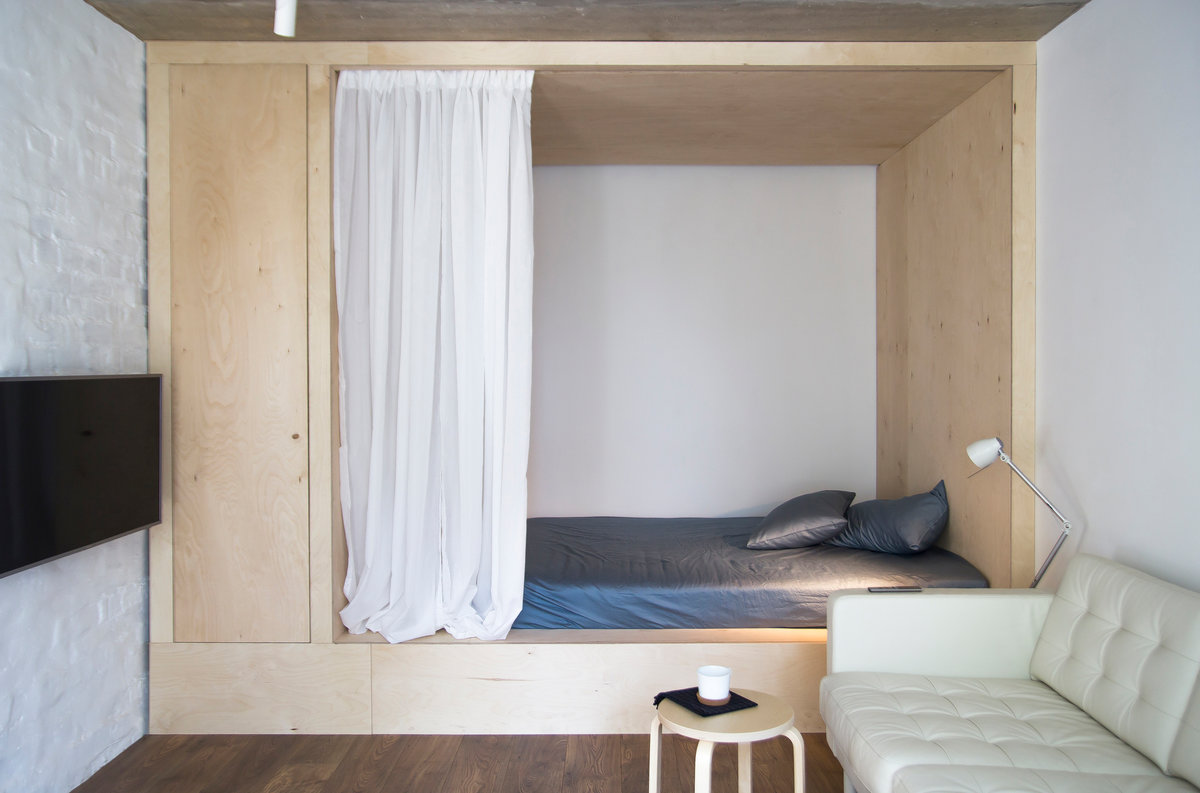 Варианты дизайна однокомнатной квартиры с нишей — самые удачные дизайнерские решения
