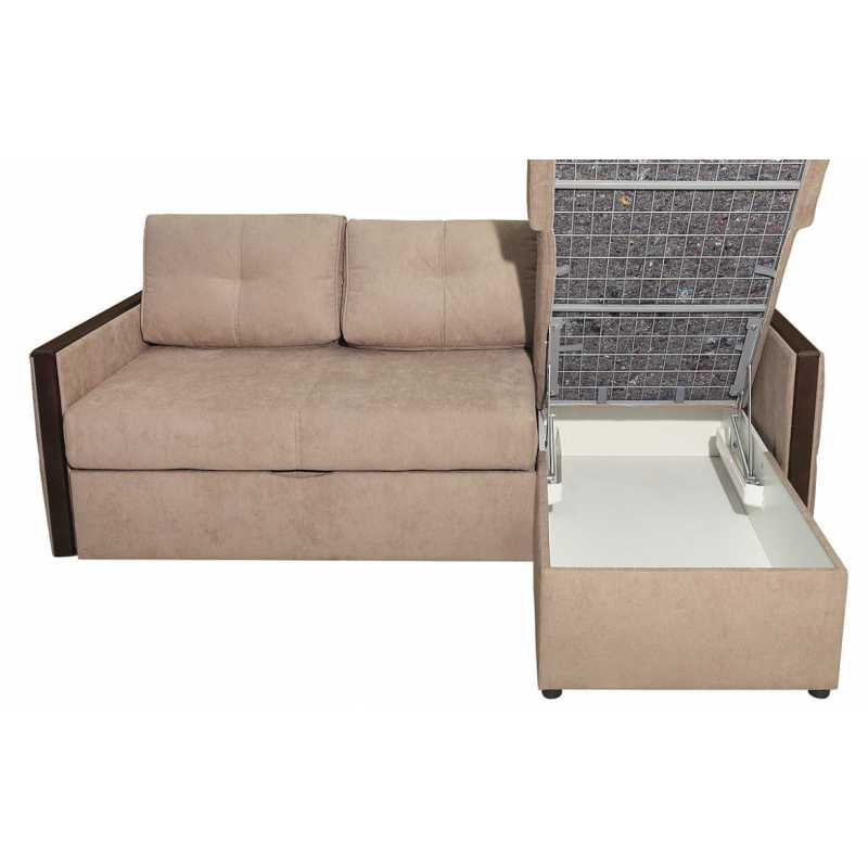 Угловой диван с пружинным блоком
