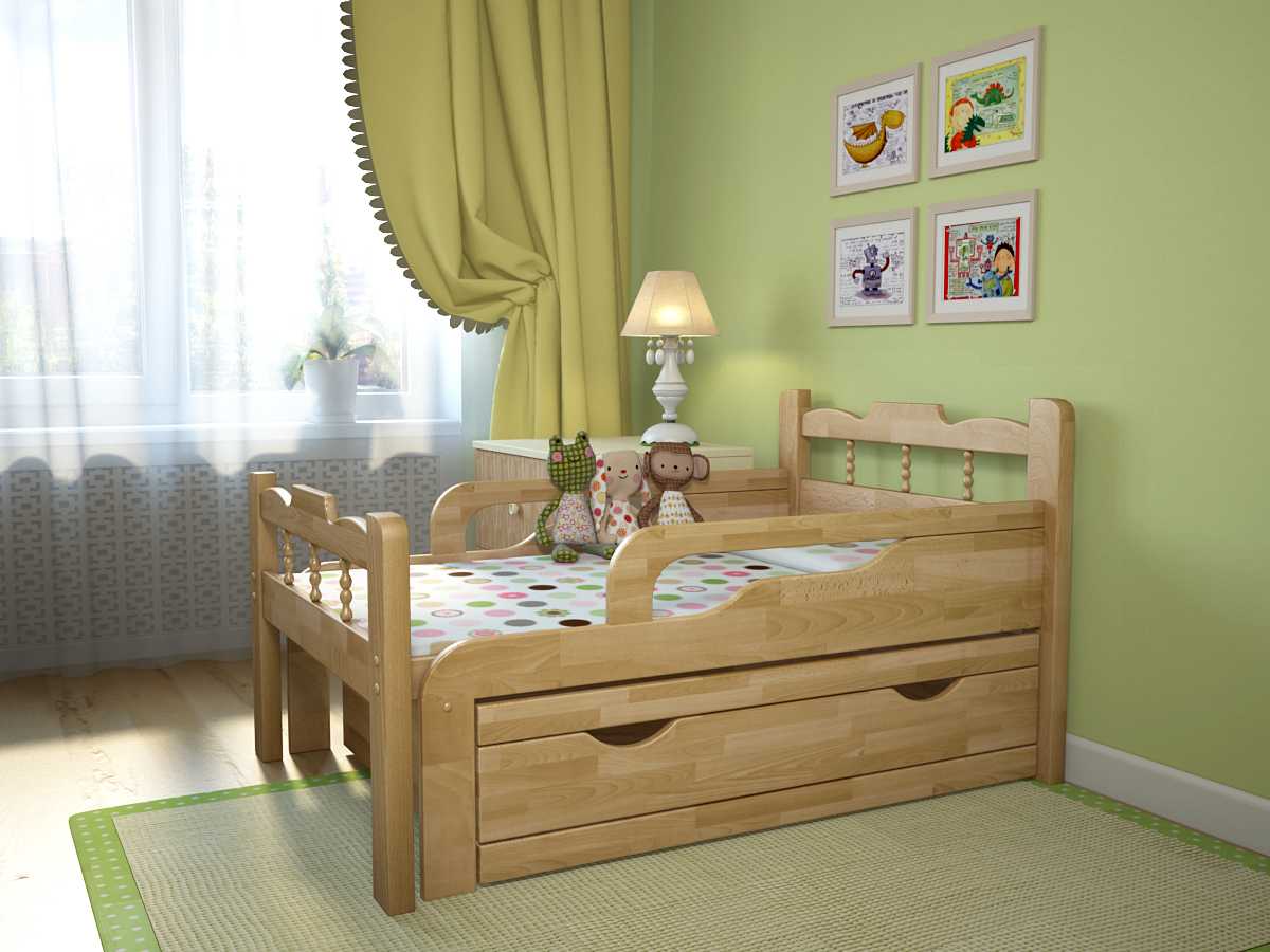 Детская кровать с бортиками – удобные, безопасные варианты с простым и особым стилем (110 фото)