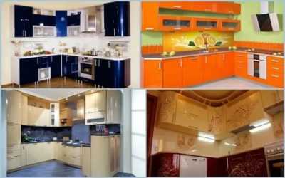 Кухонный гарнитур с пластиковыми фасадами: плюсы и минусы, дизайн и фото-идеи