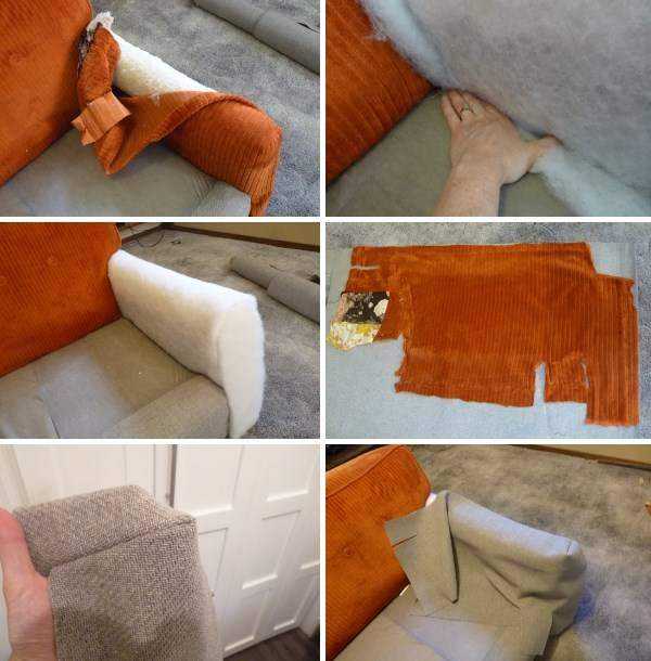 Переобивка дивана своими руками: выбор материала и процесс