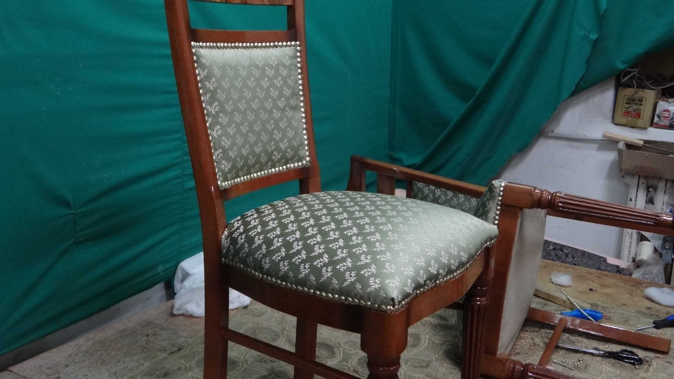 Как перетянуть стул