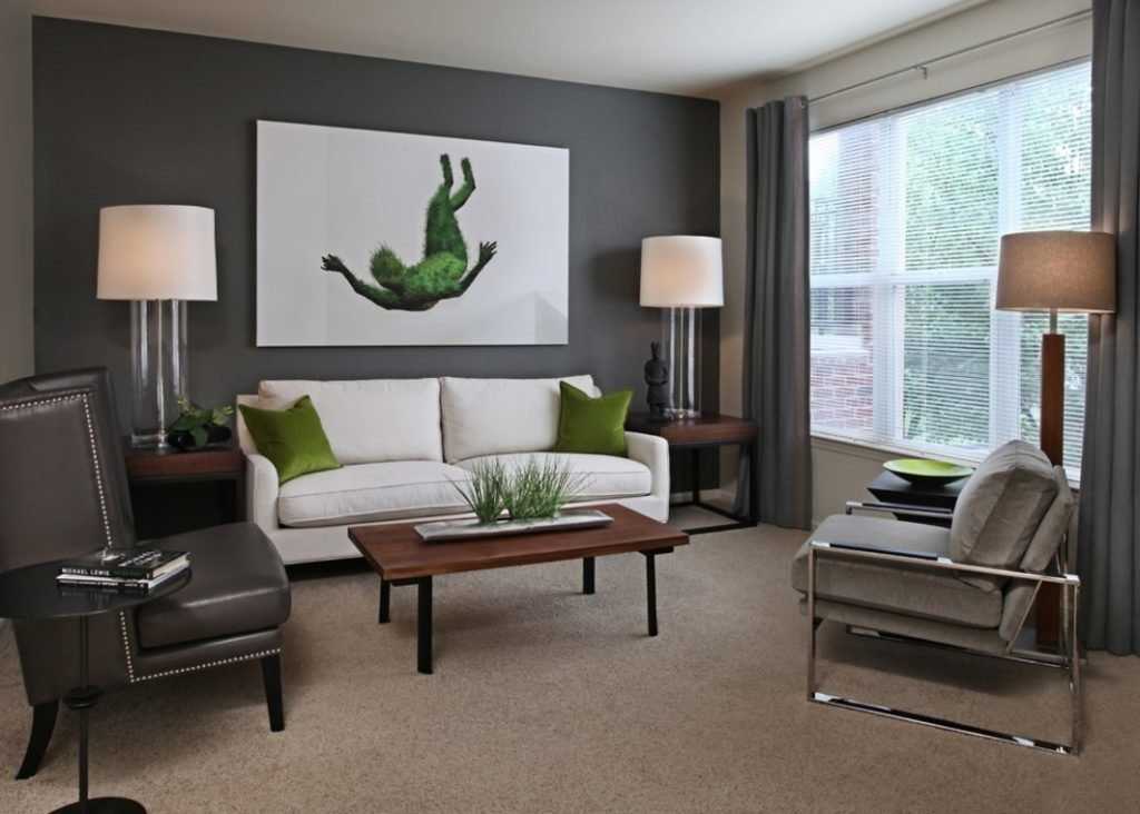 Коричневая мебель: элегантные сочетаний с серым и белым (110 фото)
