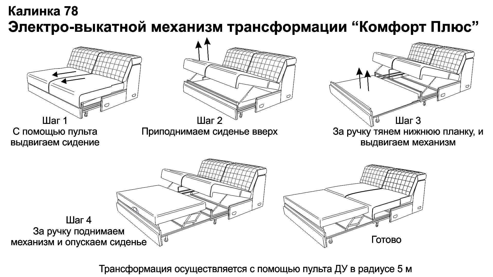 Как правильно разобрать угловой диван
