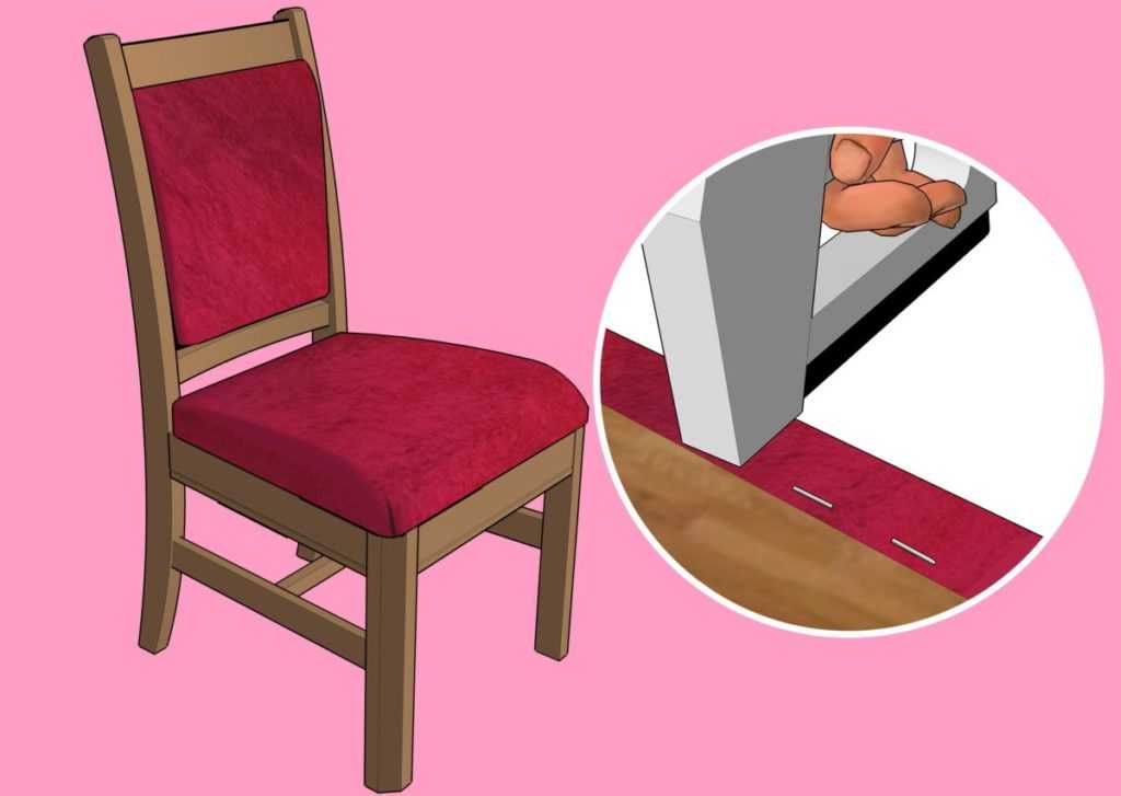 Как сделать перетяжку стульев своими руками: простые советы