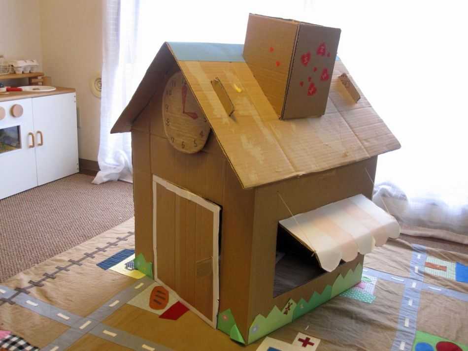 Мебель и дом из картона своими руками