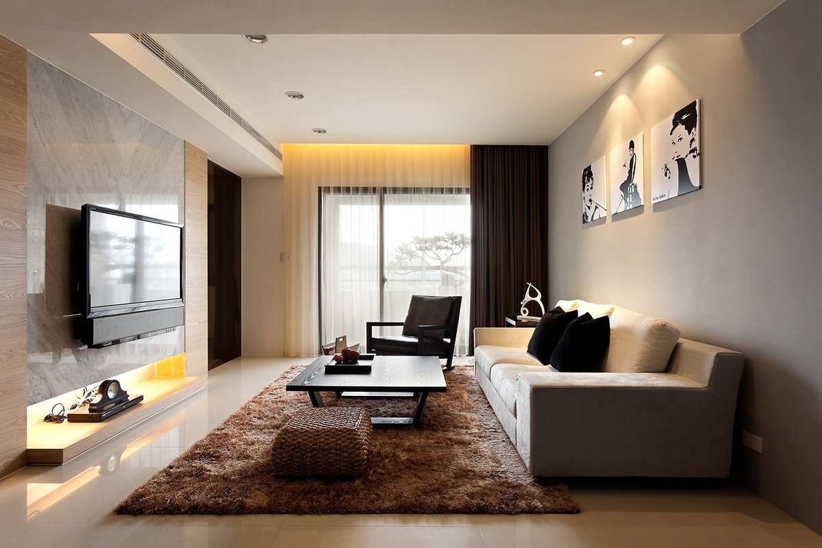 Дизайн интерьера современной гостиной с фото