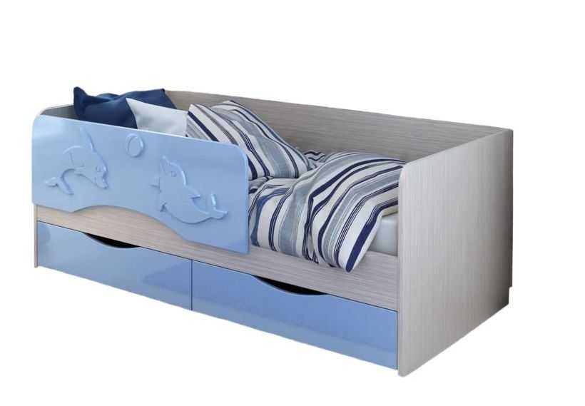 Детская кровать дельфин (82 фото): диван и кроватка с ящиками, модели 2 и 3, инструкция по сборке и отзывы