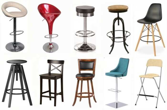 Высокие барные стулья для кухни: виды и модели, как выбрать или сделать своими руками, фото