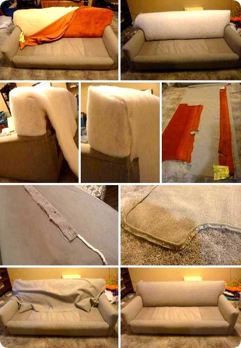 Реставрация диванов в домашних условиях