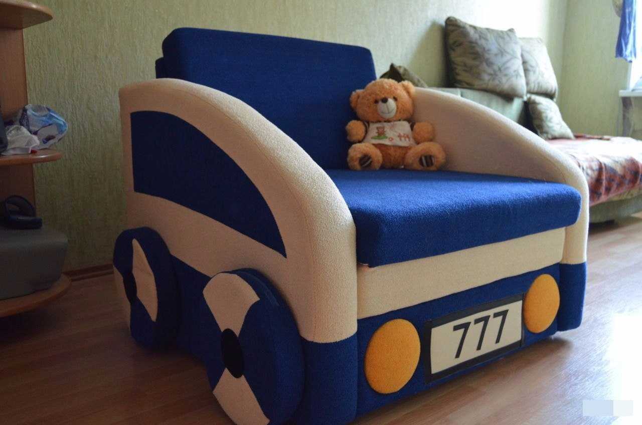 кресло кровать машинка для мальчика