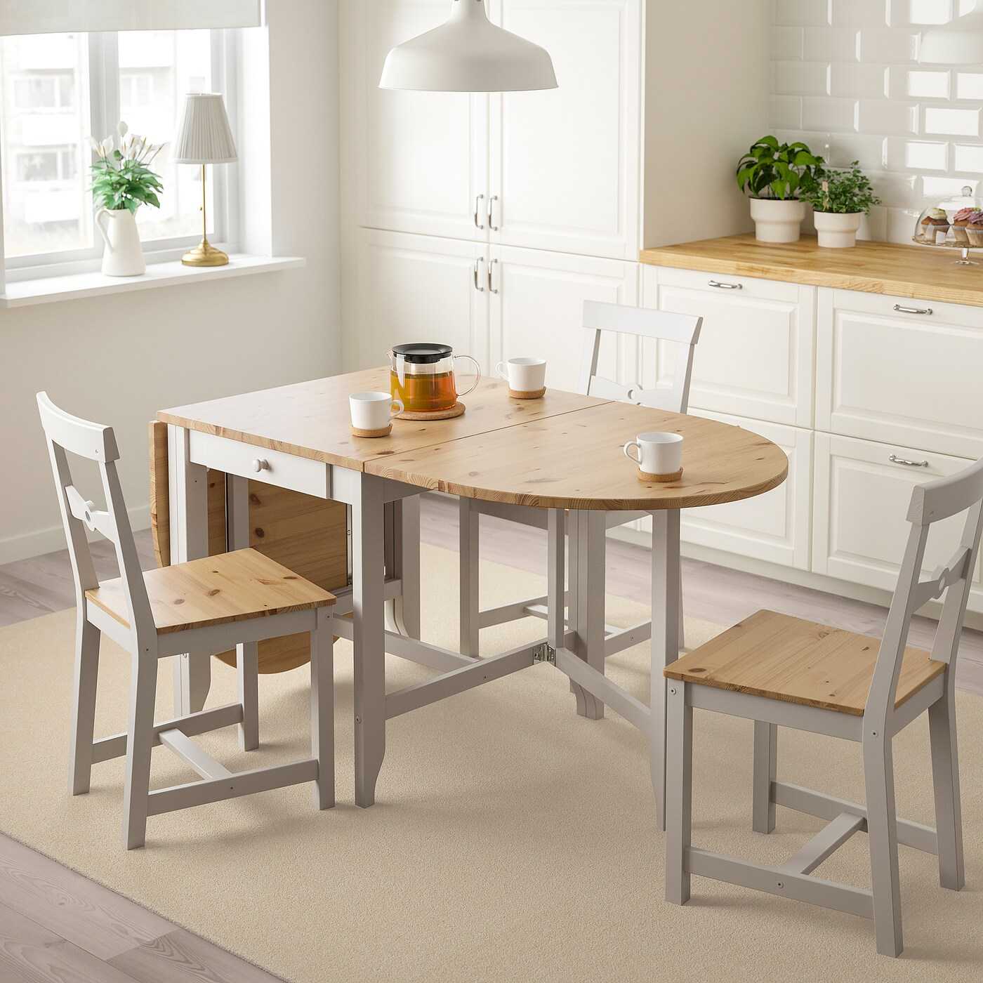 Мебель ikea для кухни: столы и стулья