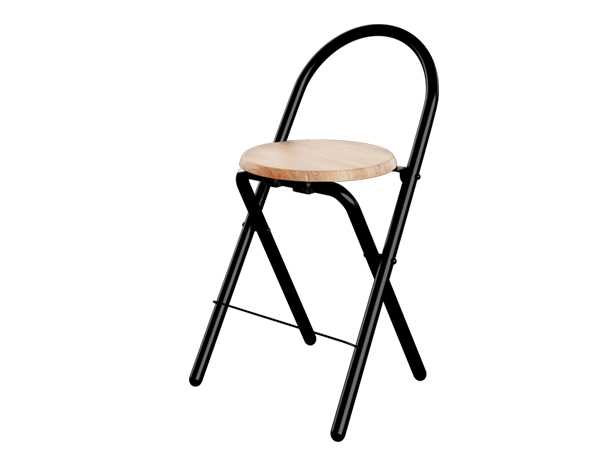 Дизайнерские складные стулья со спинкой для кухни