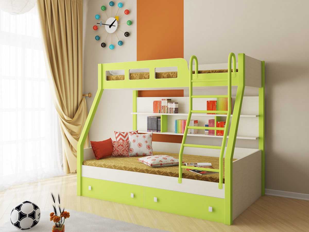 Кровать для троих детей – 90 фото лучших идей, проектов и вариантов расположения
