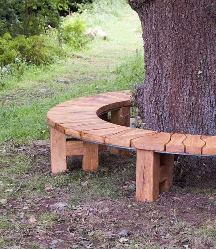 Чертежи с размерами садовых скамеек из дерева: 95 фото
