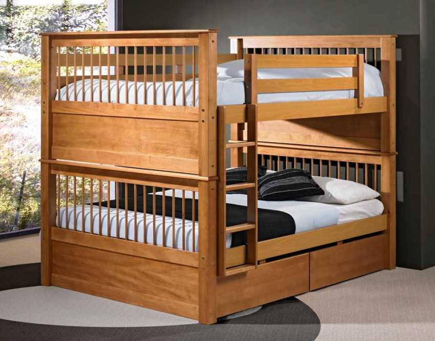 Кровать чердак для взрослых деревянная