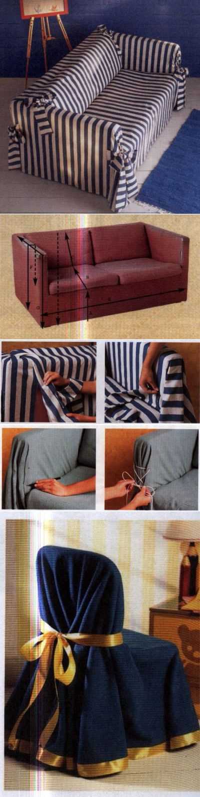 Инструкция по пошиву чехла для мягкой мебели