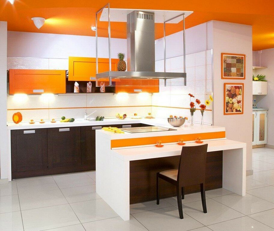 Красивые тона кухни, самый практичный цвет для кухонного гарнитура