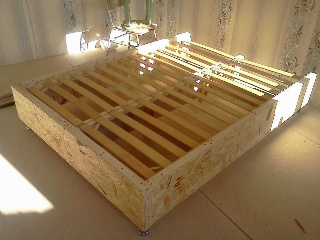 Кровать из мебельного щита — изготавливаем самостоятельно