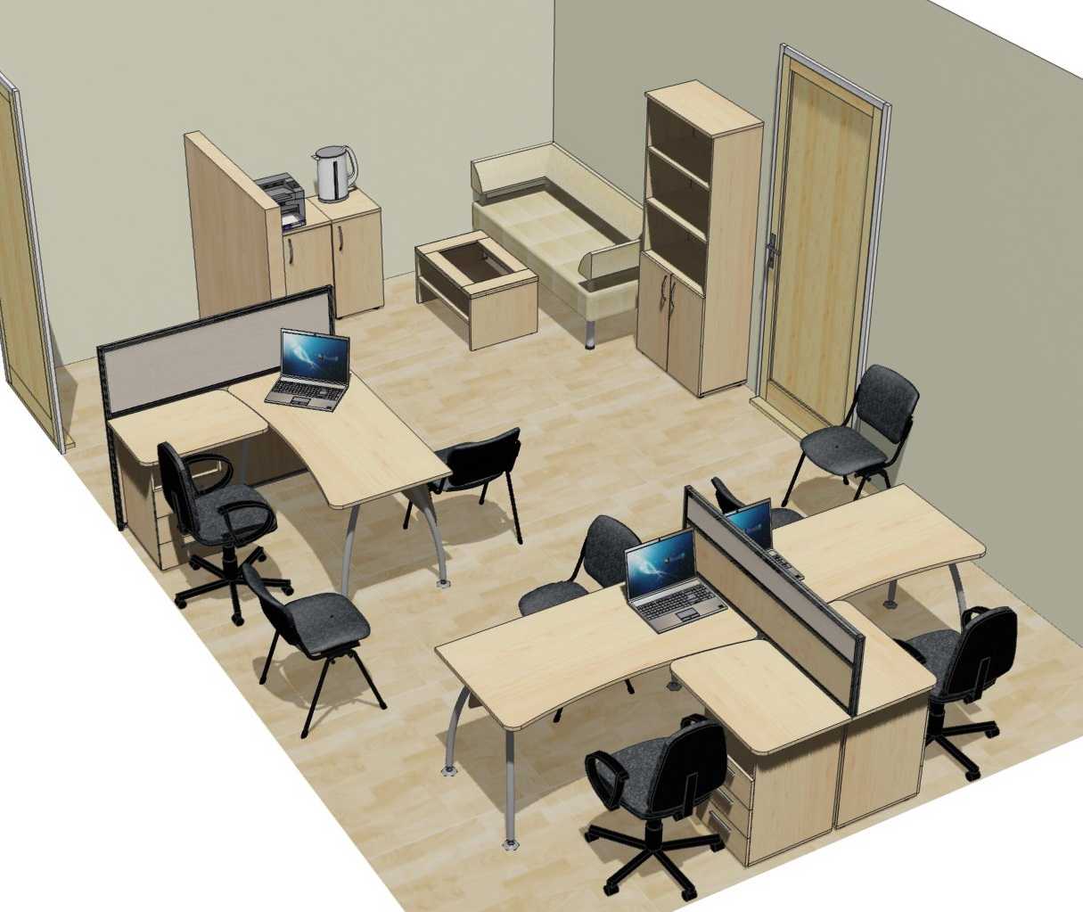 Примеры организации рабочих мест. Расстановка мебели в офисе. Расположение столов в офисе. Планировка офиса. Расстановка мебели в маленьком кабинете.