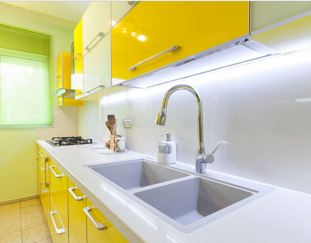 Кухня желтого цвета — идеальное сочетание теплых тонов в интерьере кухни (60 фото)