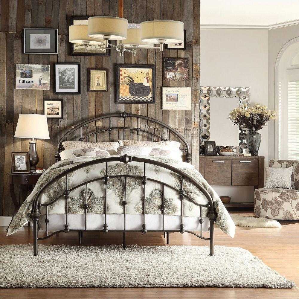 Кованые кровати в современном интерьере спальни + 75 фото примеров моделей