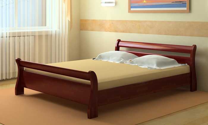 Разновидности деревянных односпальных кроватей, варианты размеров