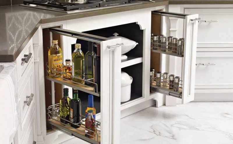 Выдвижные шкафы для кухни: сборка кухонного шкафа-колонны с видвижной .